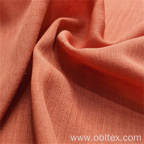 OBL22-C-064 Polyester Imitation Linen For Dress